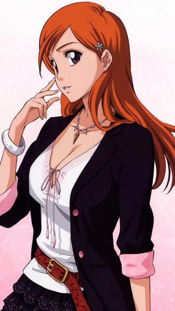 Orihime Inoue - anime girl with orange hair