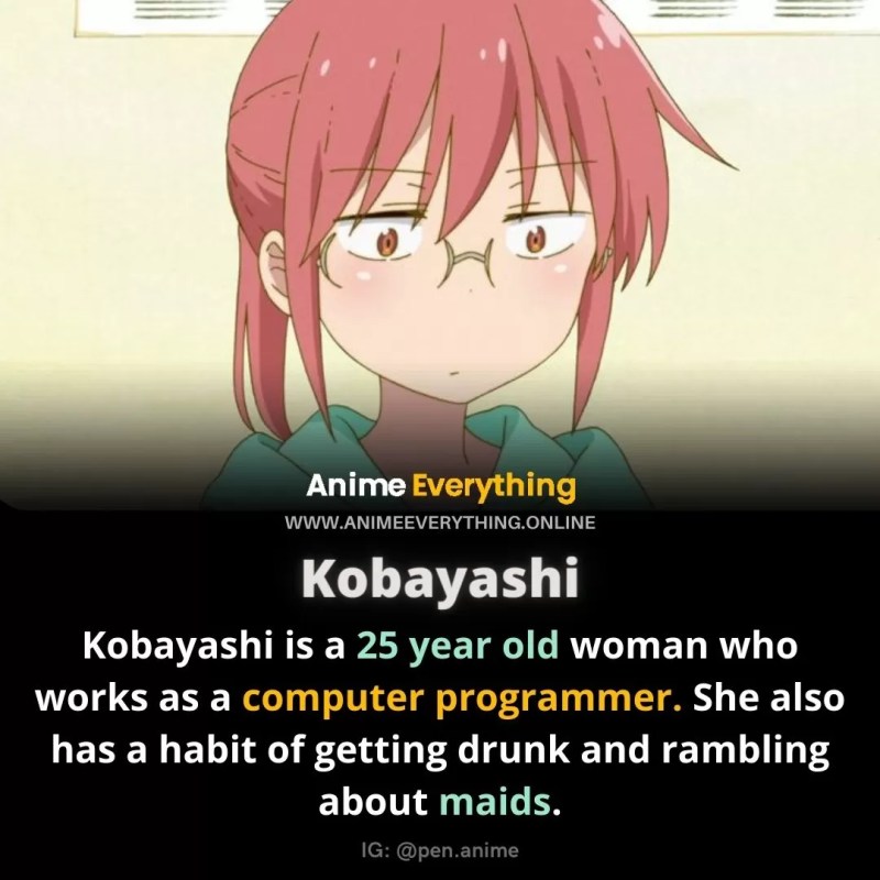 Kobayashi - Dragon Maid character wiki