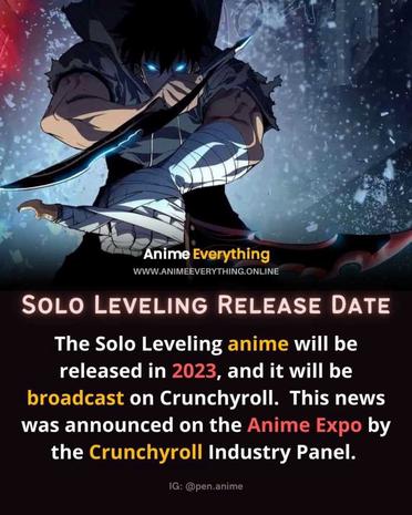 Solo Leveling Anime Release Date, Studio, Trailer And Cast