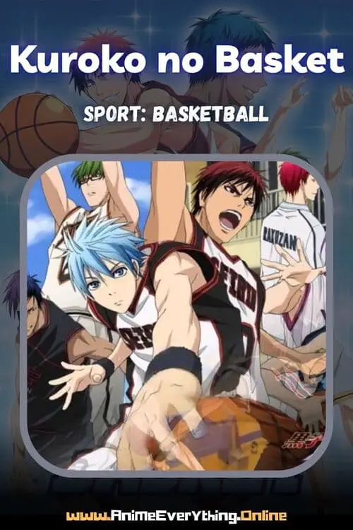 Kuroko no Basket - melhor anime de esportes para assistir