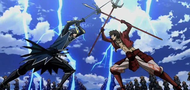 Sengoku Basara Samurai Kings - Mejor anime sobre la guerra