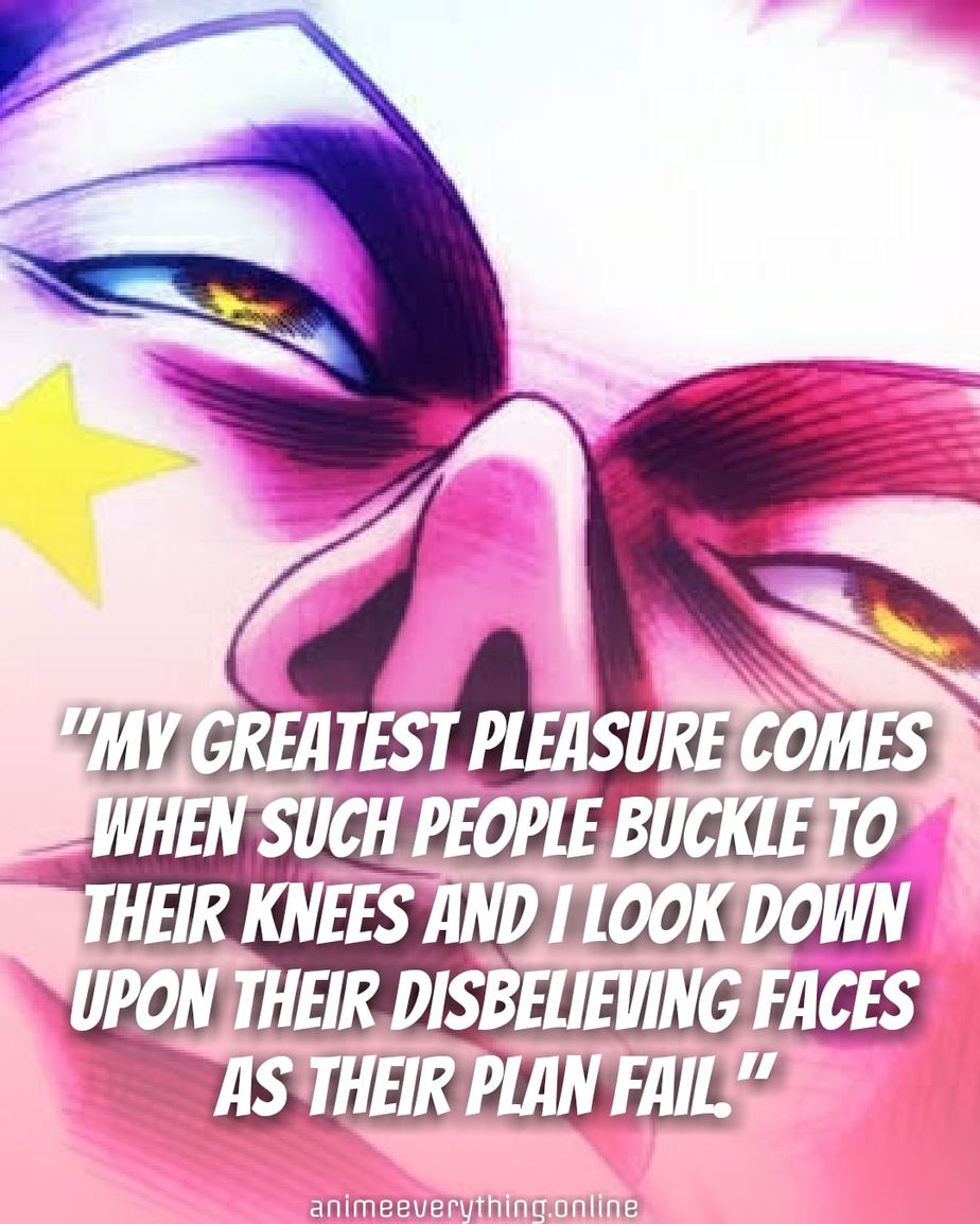 twisted, psychotic anime quote - Hisoka