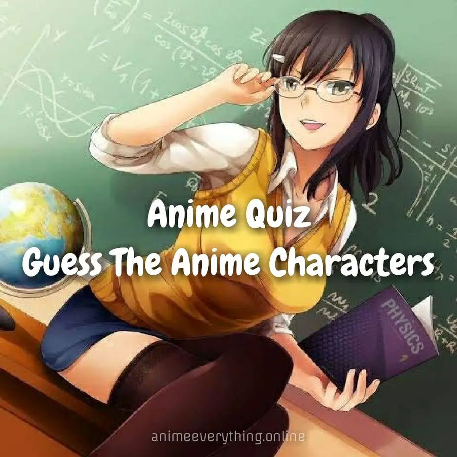 anime guess the character quiz