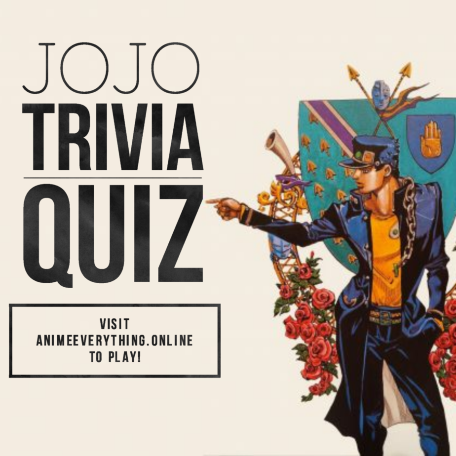 JoJo Trivia Quiz – Anime Everything Online