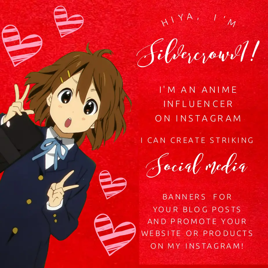 Promote anime product or blog