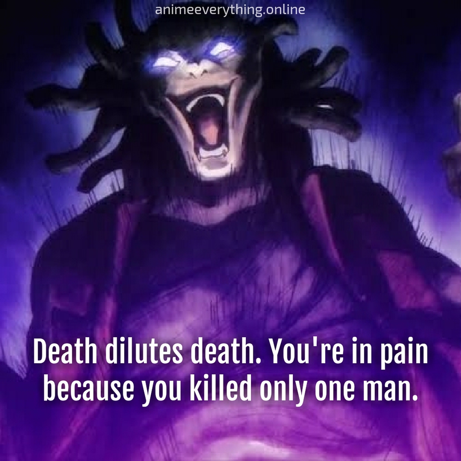 Most evil anime quotes - Darwin's game Wang