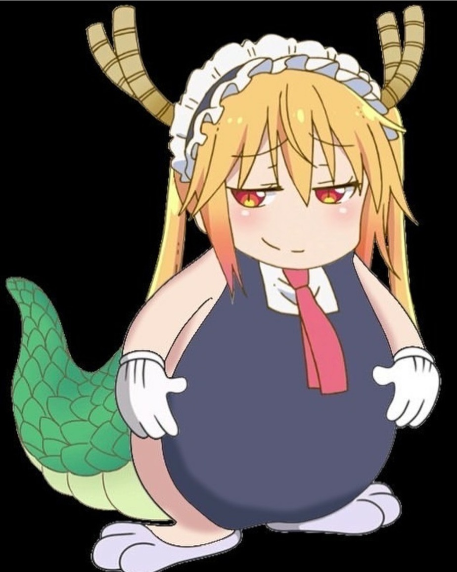 cursed anime image - kobayashi's dragon maid