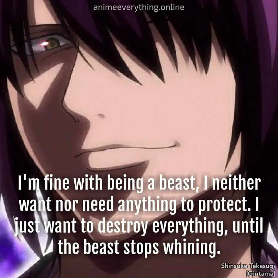 Badass anime villain quotes