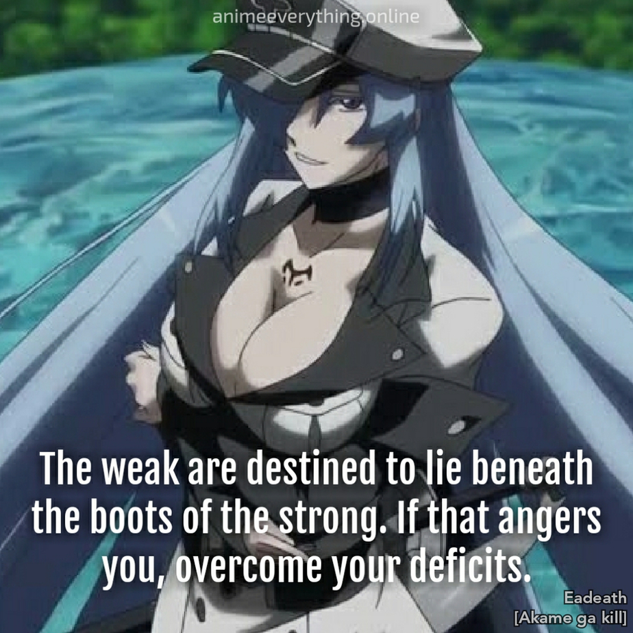 Esdeath-Zitate - Akame ga kill