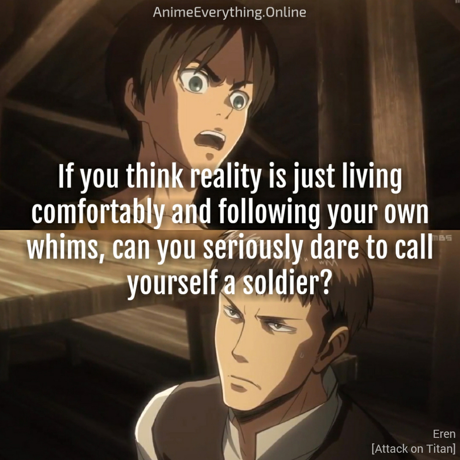 Zitate von Eren Yeager Aot