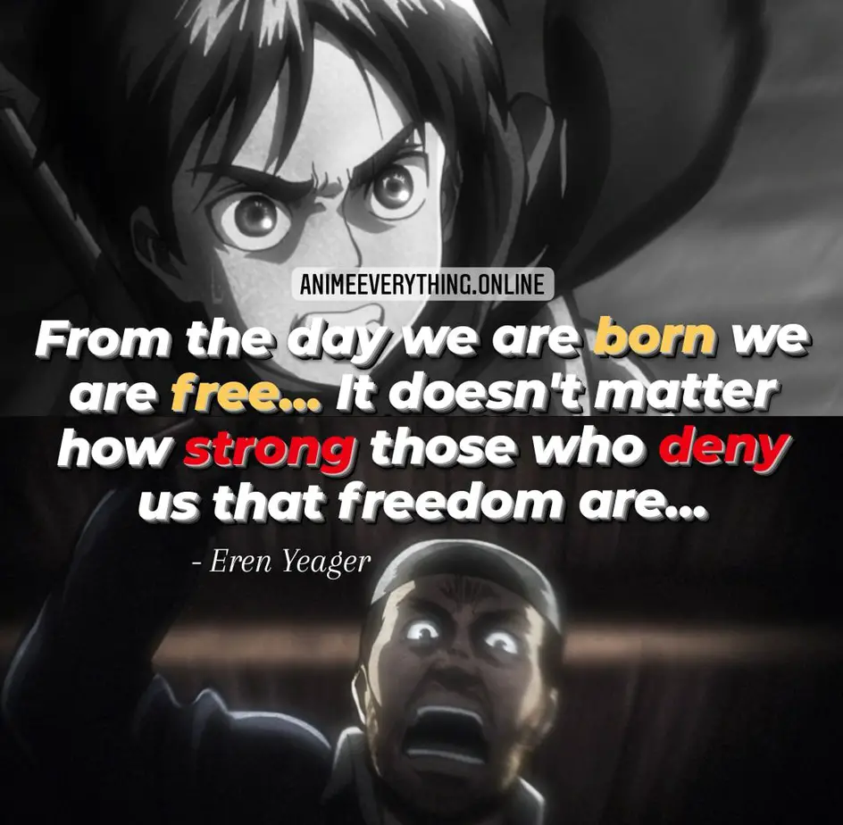 Eren Yeager quotes Attack on titan