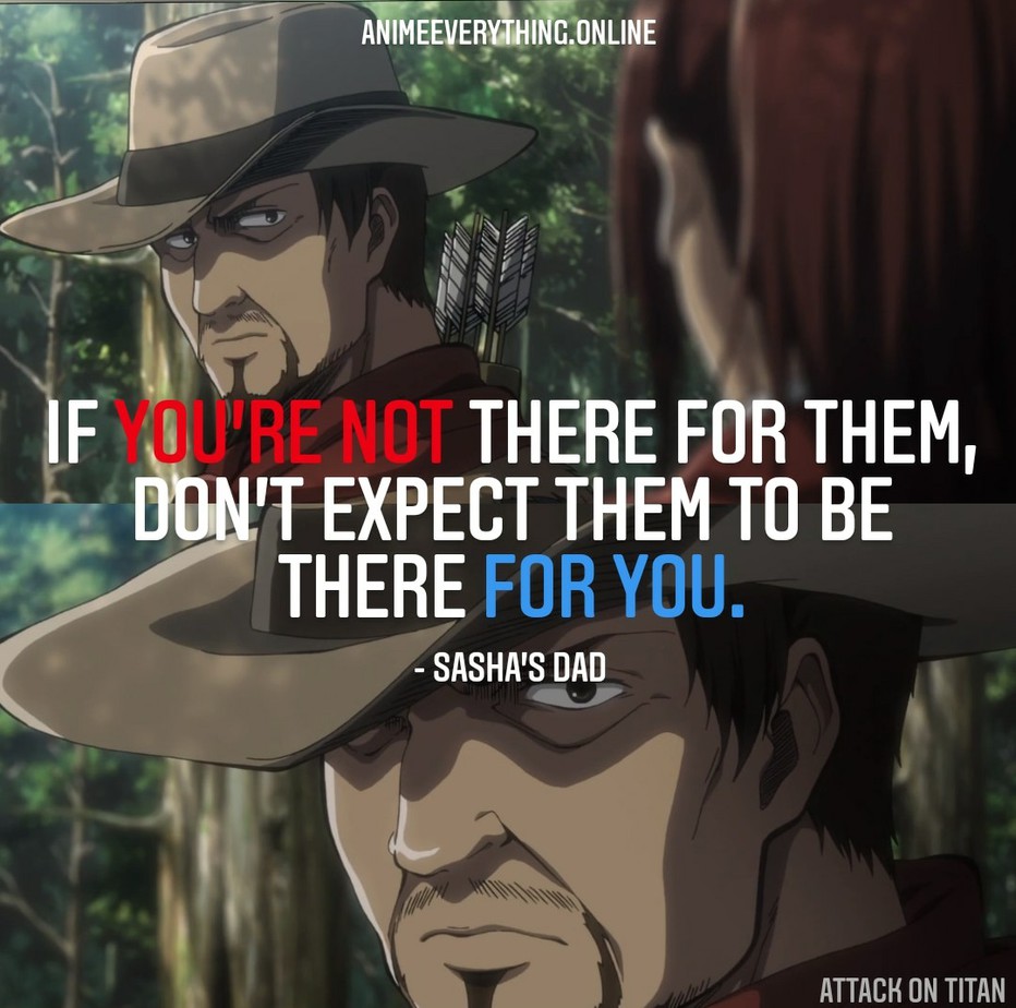 Shasha's father quotes shingeki no kyojin