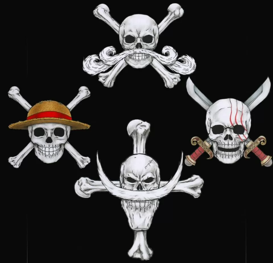 One Piece Jolly Rogers Banner