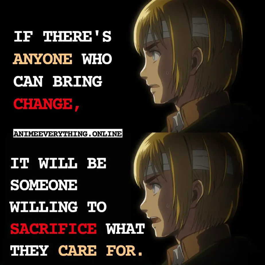 Armin Arlet sayings - Attack on Titan Quotes