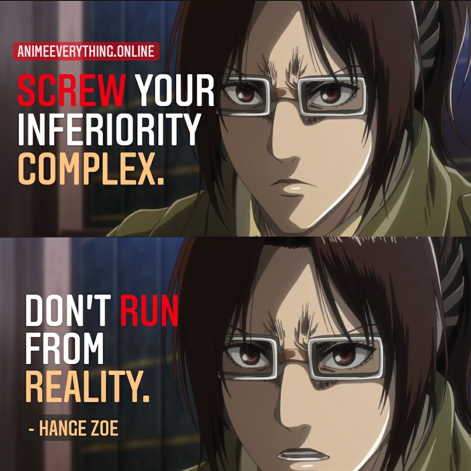 Frasi di Attack on Titan - Hange Zoe