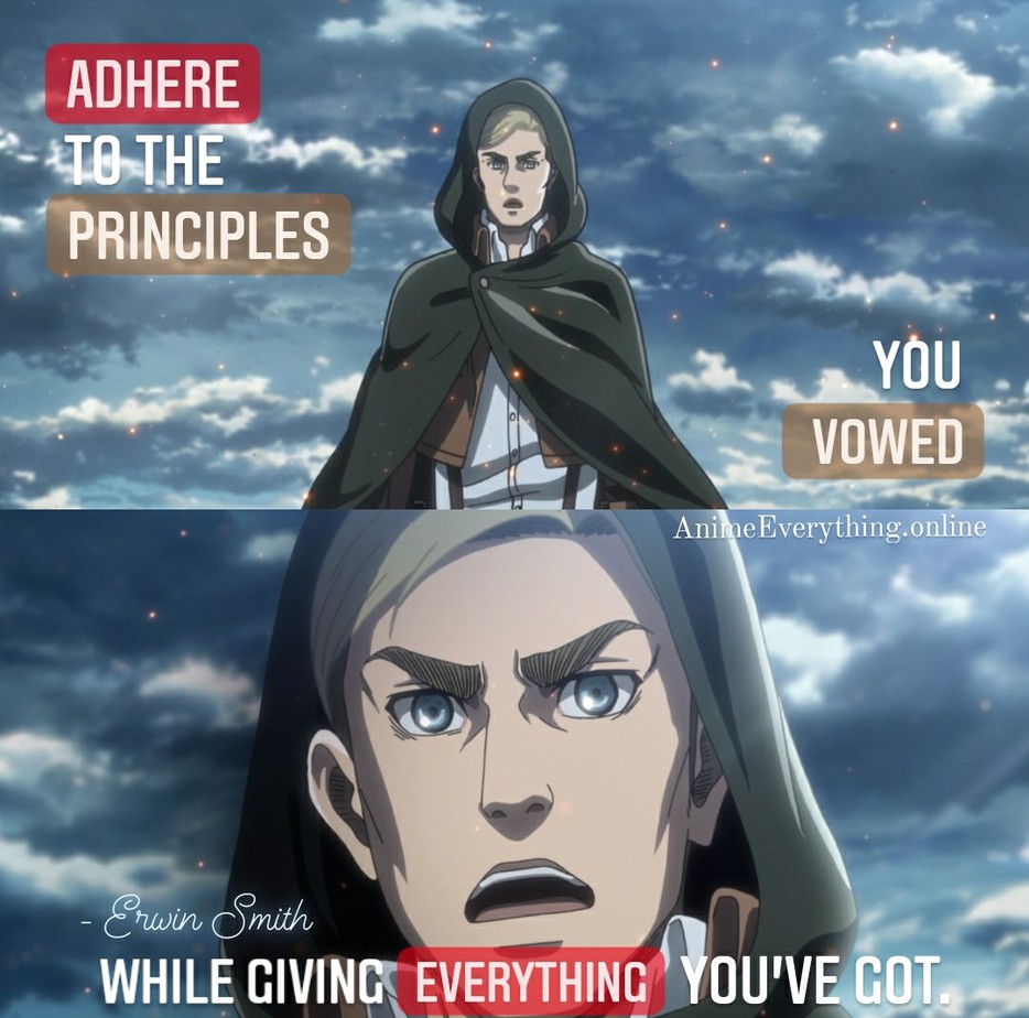 Erwin Smith snk Zitate