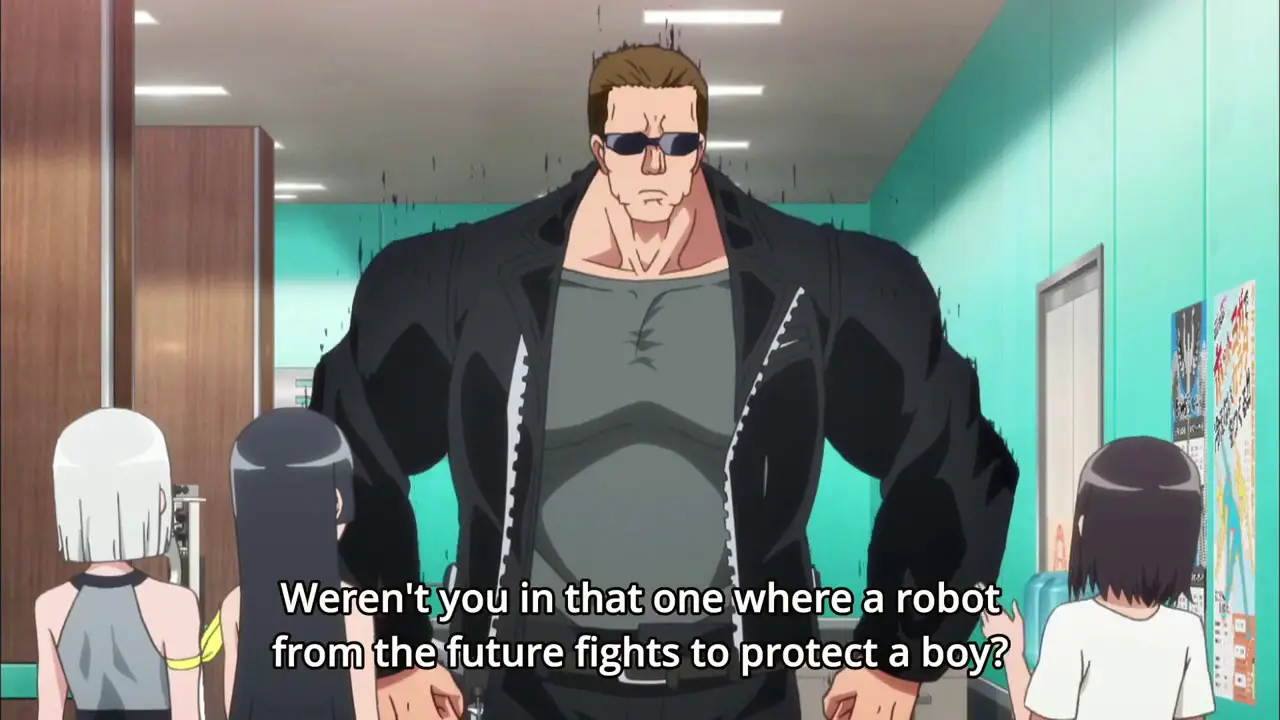 arnold real life people parodied in anime