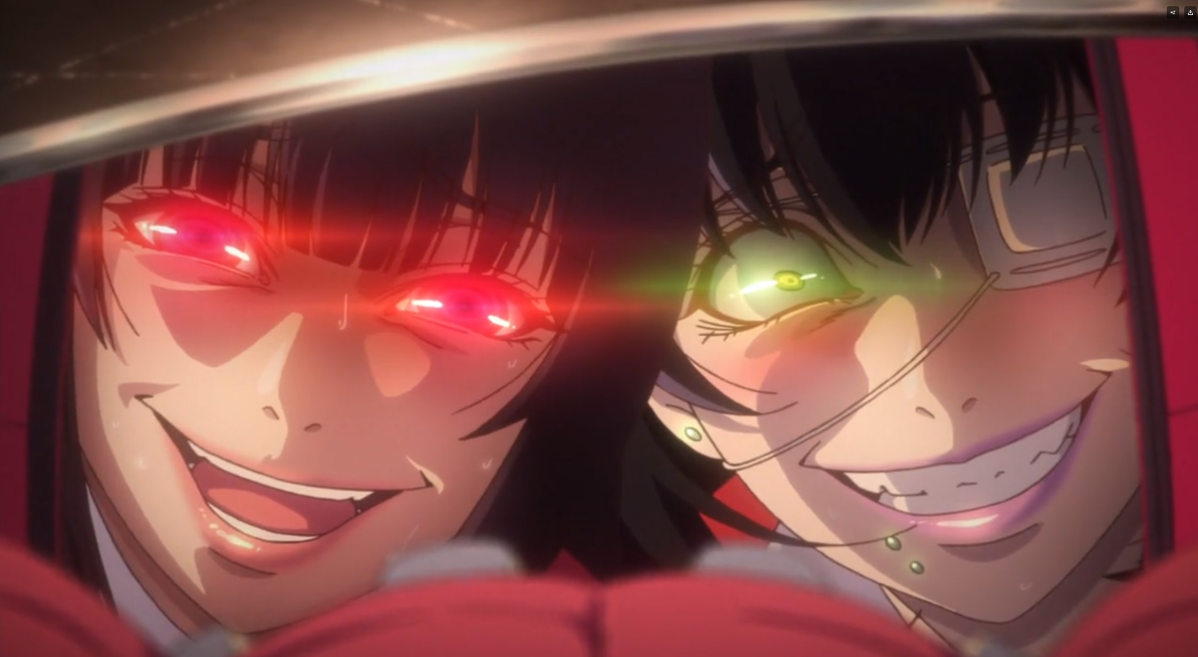 Kakegurui crazy face