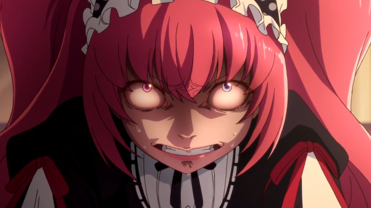 kakegurui enojado expresión facial