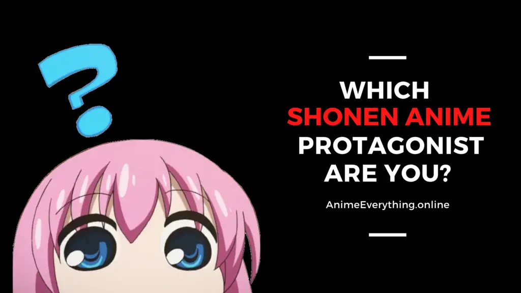 quiz sur la personnalité de l'anime shonen