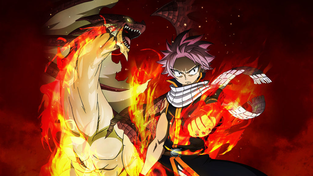 Los 10 personajes principales de anime más poderosos - Natsu Dragneel