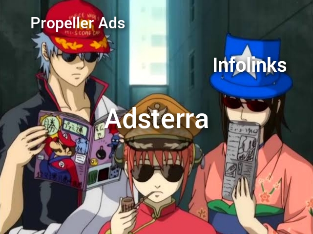 Comparaison des réseaux publicitaires - Adsterra vs Propeller ads vs Infolinks