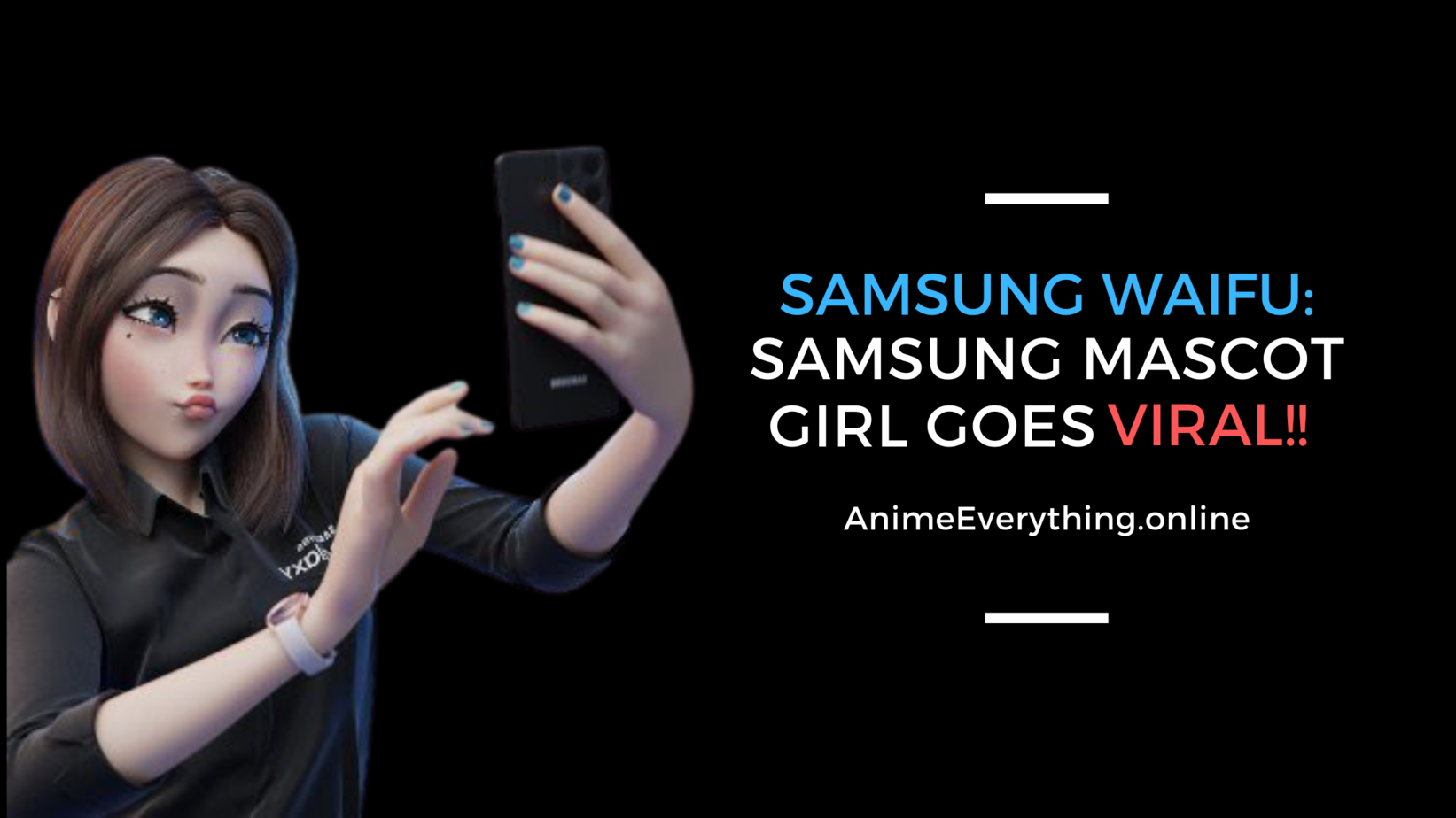 Birth Of The Samsung Waifu Samsung S Mascot Girl Sam Goes Viral