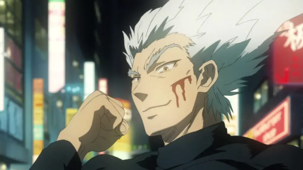 Garou - weißhaariger Anime-Typ aus One Punch Man