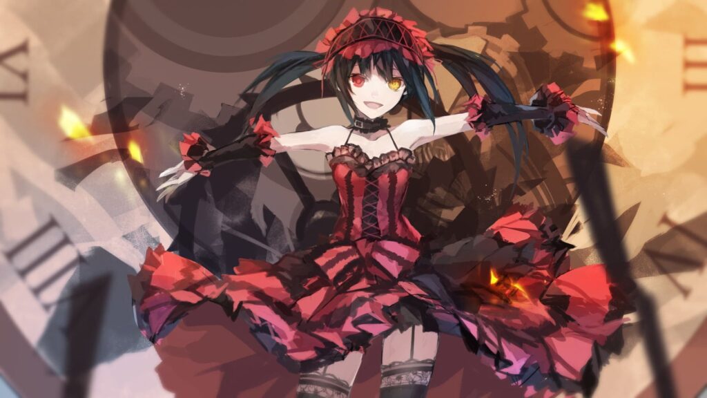 Kurumi Tokisaki - anime gothic loli-min