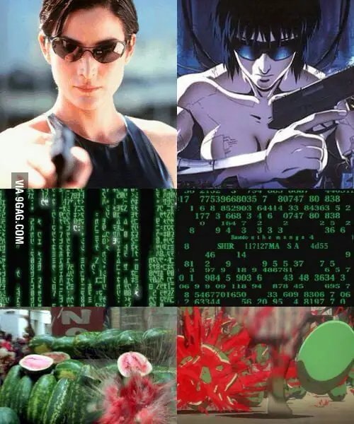Matrix and ghost in a shell comparison