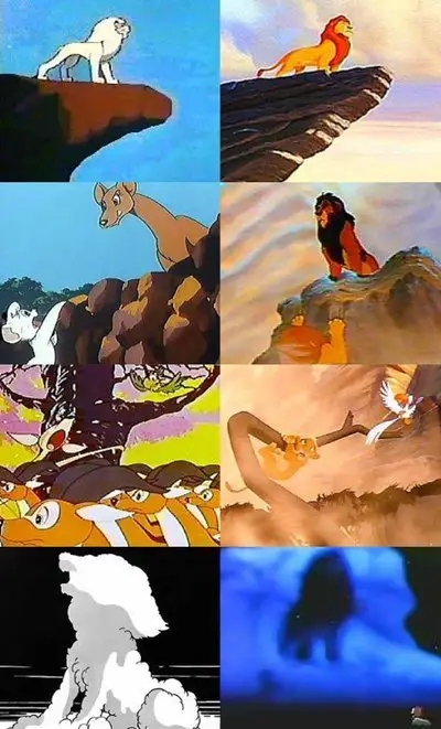 lion king is ripped off from the anime Kimba