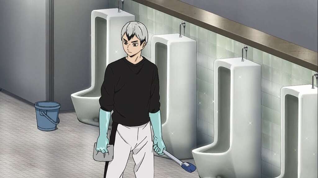 kita cleaning ritual - Haikyuu