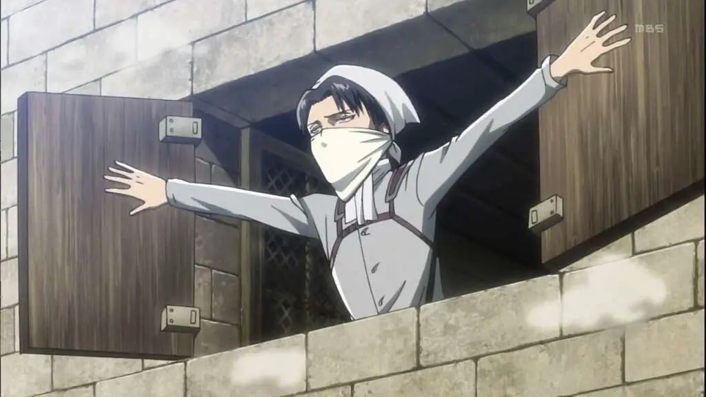 levi cleaning aot