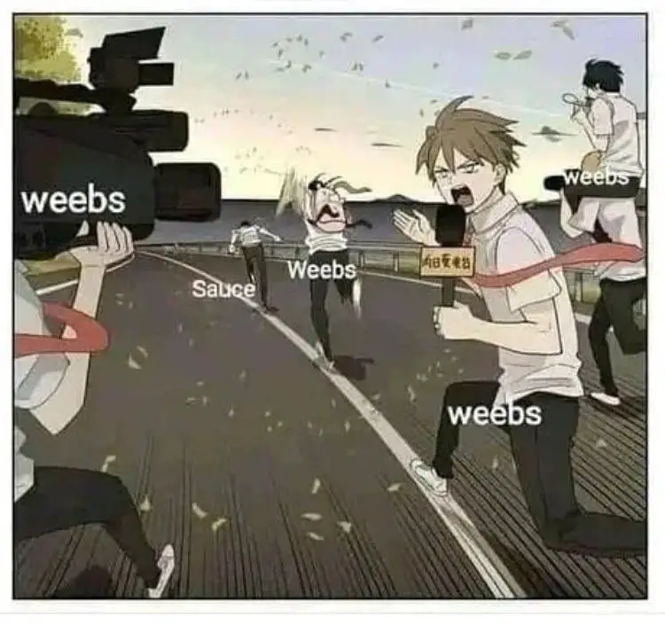 weeb sauce meme
