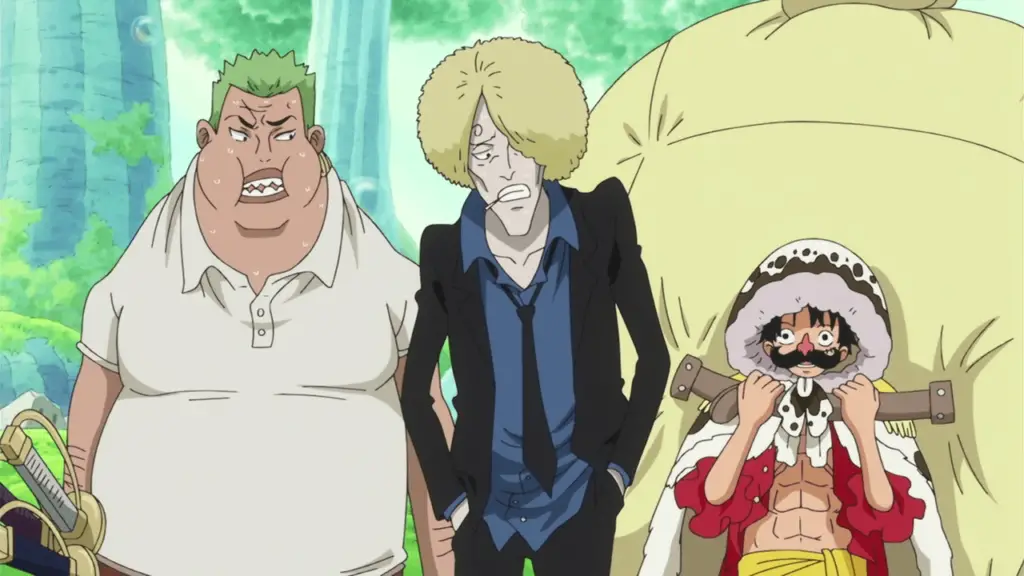Luffy with fakes min