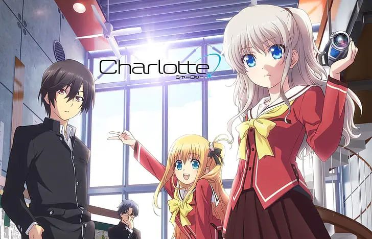 charlotte - anime where the MC is OP but hides it