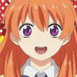 Чиё Сакура - оранжевые волосы аниме вайфу