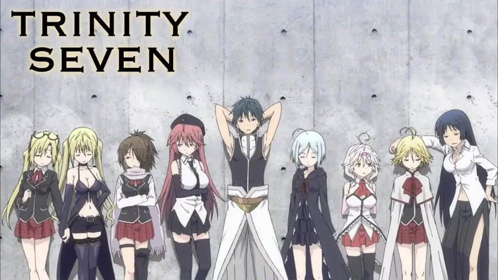 Trinity Seven - anime ecchi com magia