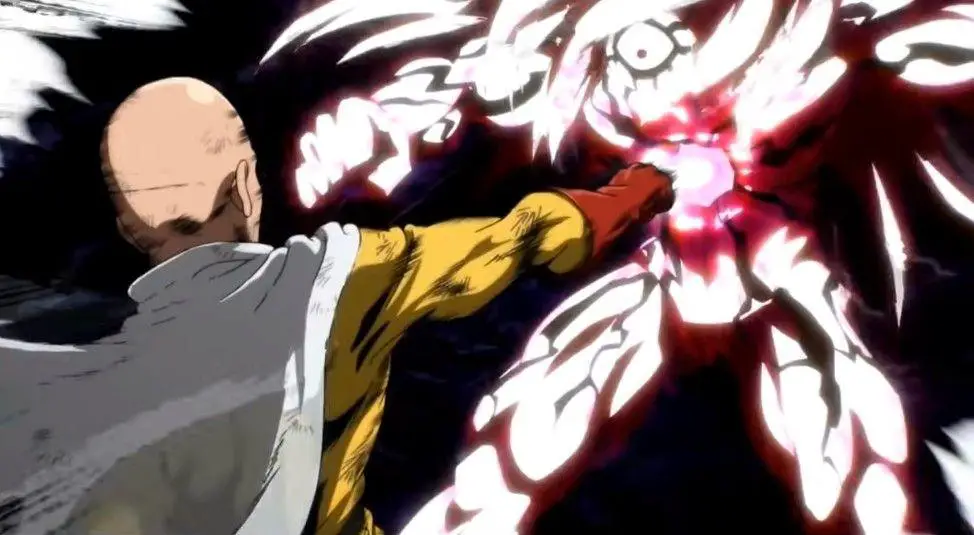 saitama vs boros - melhores lutas de anime