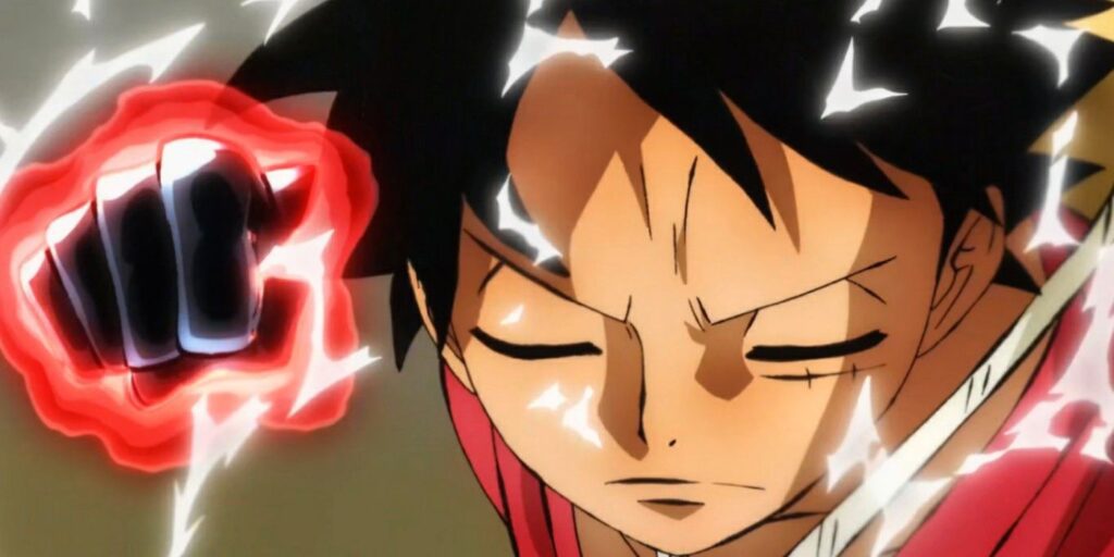 Quando Luffy aprende o banner Haki