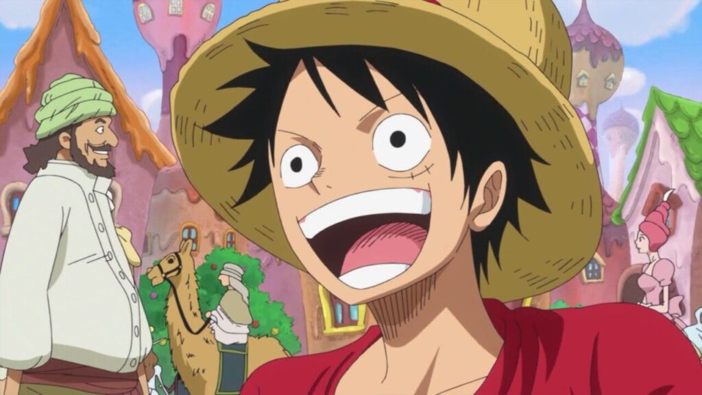 luffy face scar