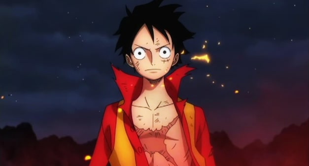 How did luffy get his scar
