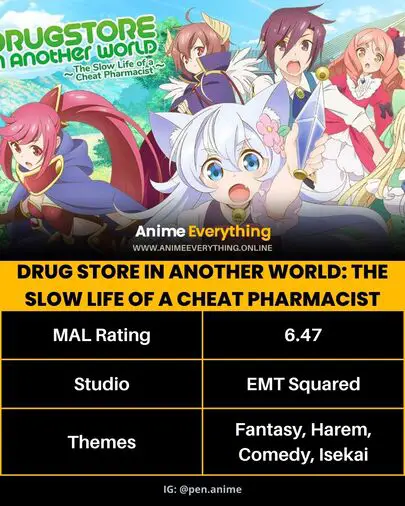 Drug Store in Another World La lente vie d'un pharmacien tricheur