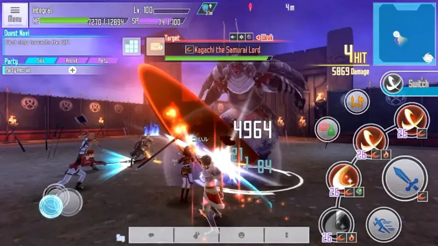 Sword Art Online anime android game
