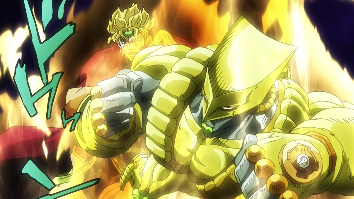 Todas as poses de Dio da aventura bizarra de JoJo