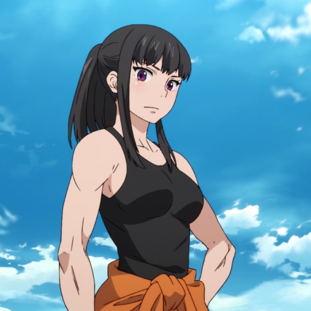 Maki Oze - muscular female characters