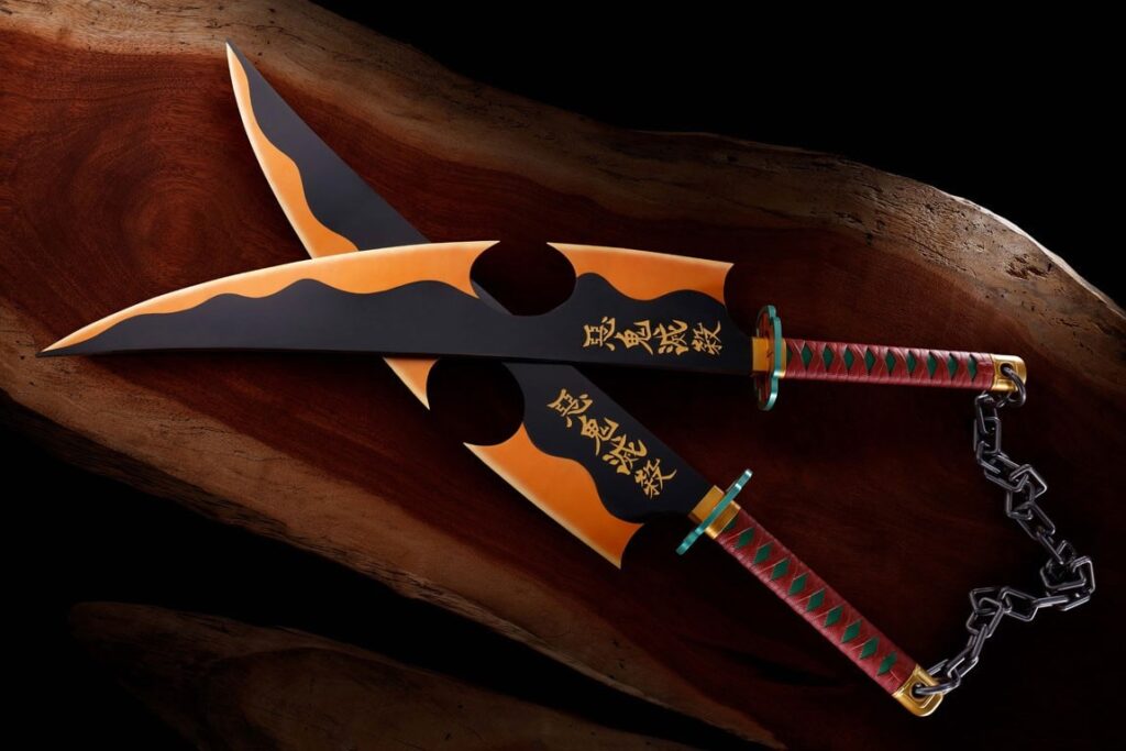 Tengen Uzui’s Nichirin Cleavers - Demon slayer swords