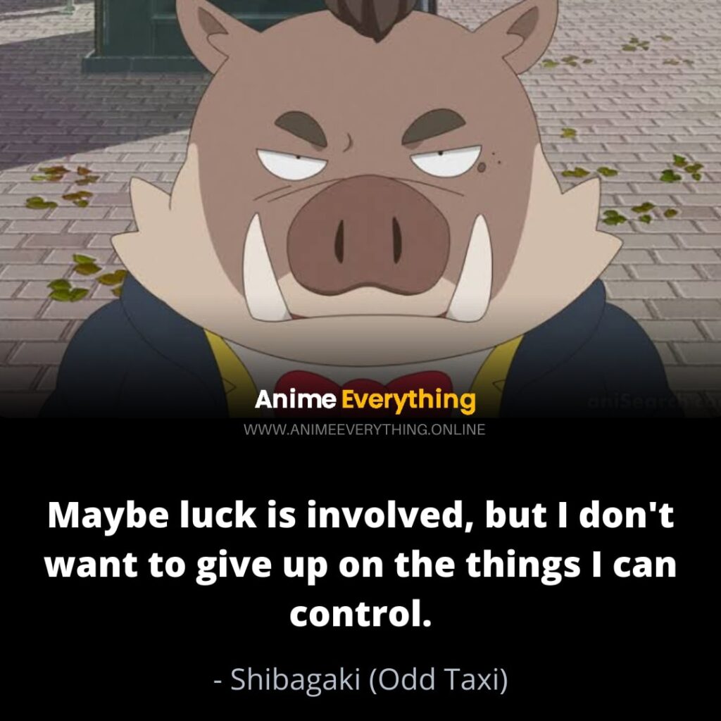 Shibagaki Quote From Odd Taxi