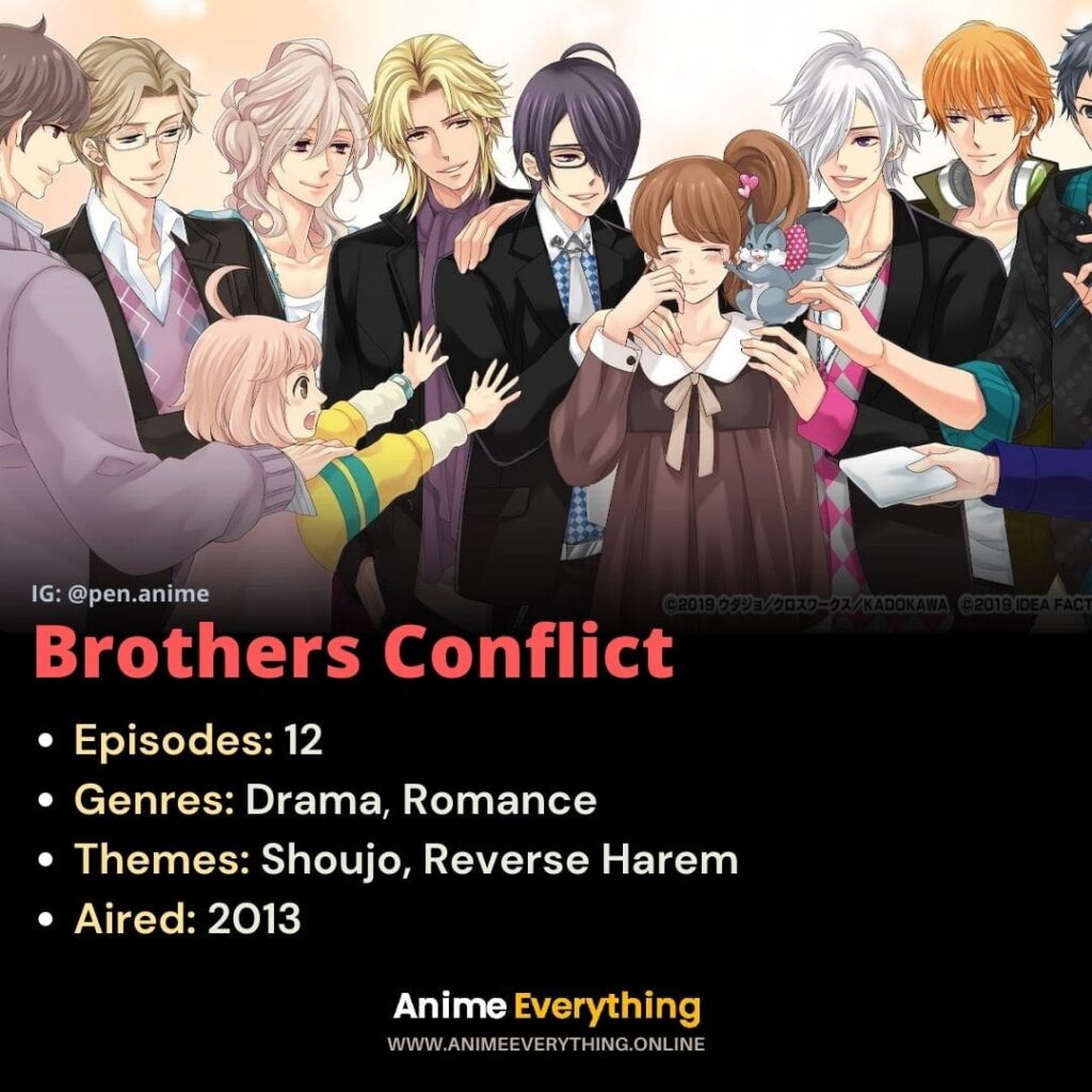 Brothers Conflict - Anime Harem inversé