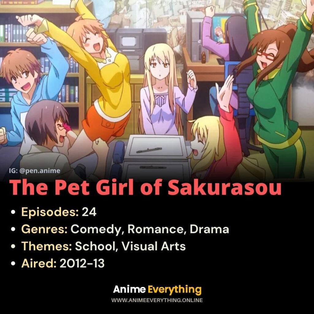 Sakurasou no pet na Kanojo - El mejor anime de comedia romántica